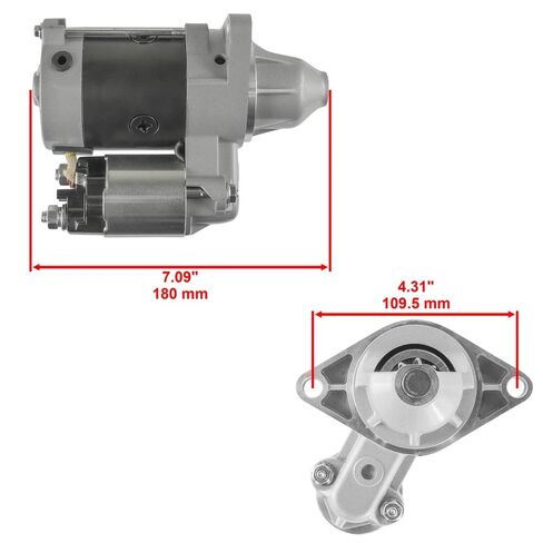 محرك بدء التشغيل متوافق مع سيارة المرافق Gator HPX615E XUV 620i 625i، محركات Kawa-saki FD501D FD620D FD661D، مشغل استبدال عالي التحمل 12 فولت 9 أسنان in Kuwait