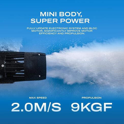 LEFEET P1 Underwater Scooter [Professional Grade]: Max 2m/s Super Power Mini, Built-in Camera Mount, Modular Design Expands,60M Waterproof Sea Scooter for Diving,Snorkeling,Swimming in Saudi Arabia