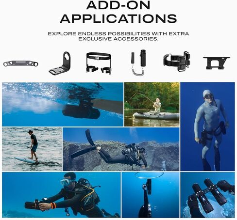LEFEET P1 Underwater Scooter [Professional Grade]: Max 2m/s Super Power Mini, Built-in Camera Mount, Modular Design Expands,60M Waterproof Sea Scooter for Diving,Snorkeling,Swimming in Saudi Arabia