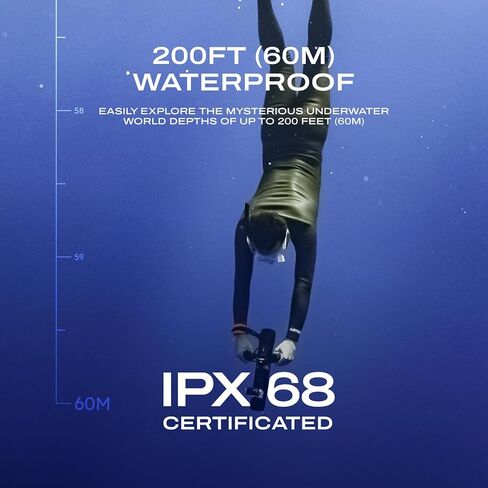 LEFEET P1 Underwater Scooter [Professional Grade]: Max 2m/s Super Power Mini, Built-in Camera Mount, Modular Design Expands,60M Waterproof Sea Scooter for Diving,Snorkeling,Swimming in Saudi Arabia