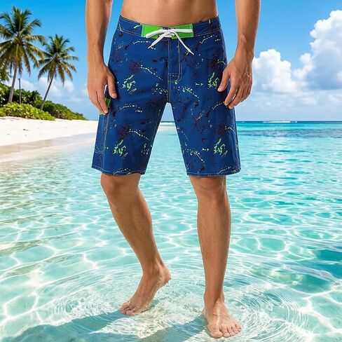 Men's Swimming Trunks Short Board Shorts Men with Mesh Lining and Pocket in Saudi Arabia