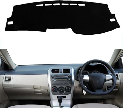 Fit for Toyota Axio 2007-2011,Car Dashboard Cover,Non-Slip Dash Mat Dashboard Cover,Black Dash Cover Mat,Automotive Interior in Saudi Arabia