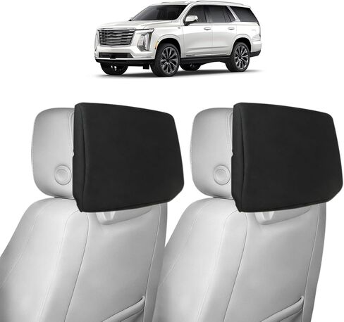 2-Pack Neoprene Screen Protectors Compatible with Chevy Tahoe/Suburban/GMC Yukon 2021-2025, Anti-Scratch Rear Seat Entertainment Screen Cover Protective Padded Cover Fit for Cadillac Escalade in Saudi Arabia