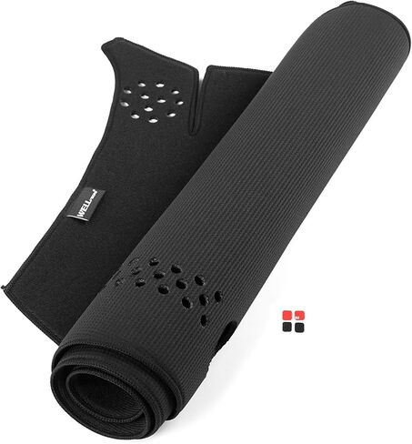WellVisors Black Dash Mat Dashboard Cover Compatible with Volkswagen VW 2018-2024 Tiguan in Kuwait