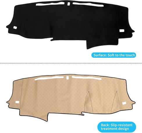 Car Dash Covers for Honda Pilot 2016-2022 & Ridgeline 2017-2026 & Passport 2019-2026, Dashboard Cover Dash Protector Pad Dashboard Mat UV Rays Protector Interior Accessories in Saudi Arabia