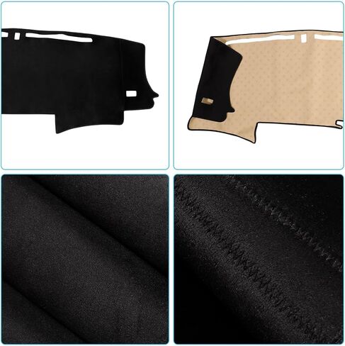 Car Dash Covers for Honda Pilot 2016-2022 & Ridgeline 2017-2026 & Passport 2019-2026, Dashboard Cover Dash Protector Pad Dashboard Mat UV Rays Protector Interior Accessories in Saudi Arabia