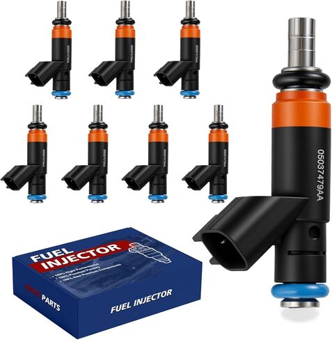 Fuel Injectors 05037479AA FJ732 4Holes Fits for:2009-2017 Ram 2500 5.7L 2009-2018 Ram 1500 for:2010-2016 2018 Dodge Charger Durango for:Jeep Grand Cherokee Set of 8 Hemi 5037479AC in Saudi Arabia