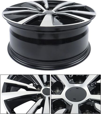 labwork 19 X 8 Inches Machined Black Wheel Rim Replacement for Nissan Altima 2019-2021 62785 in Kuwait