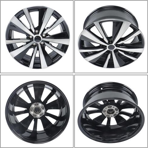 labwork 19 X 8 Inches Machined Black Wheel Rim Replacement for Nissan Altima 2019-2021 62785 in Kuwait