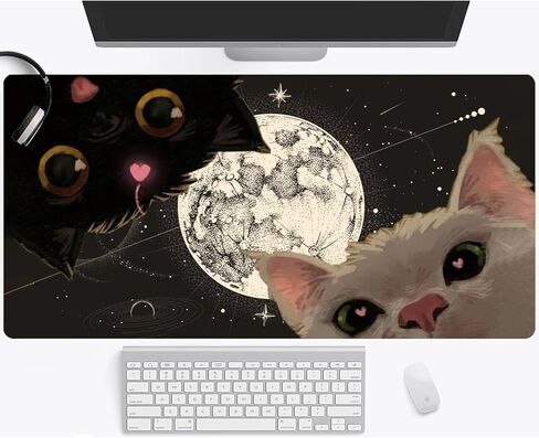 Pink Cute Teacher Classroom Decor Large Gaming Mouse Pad Keyboard Desk Pad XXL Extended Mouse Mat Gaming Office Decor (35.4x15.7 in) with Stitched Edges Non-Slip Large Computer Mat in Kuwait