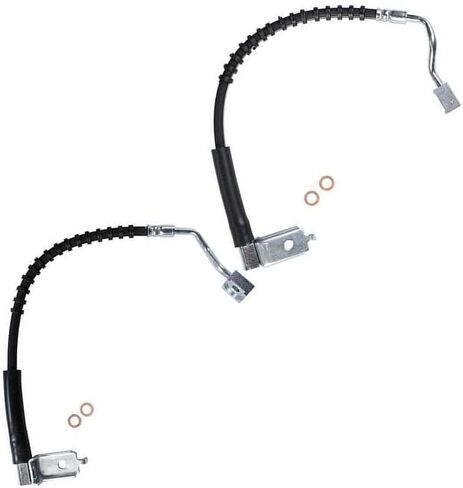 2 Pcs Front Left Front Right Brake Hydraulic Hose Brake Line Hose for Mazda B4000 4.0L RWD 1998-2004 2006-2008, for Ford Ranger 2.5L RWD 1998-2001, for Ford Ranger 3.0L RWD 1998-2005 Replace# 18J1537 in Kuwait