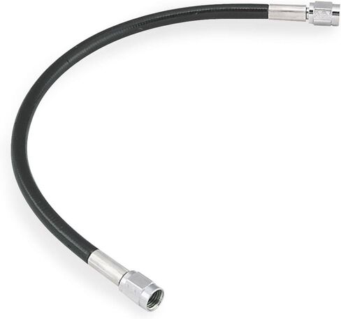 Goodridge 17" BLK W/CHR ENDS SS BRK HOSE Brake Lines Universal Brake Hose BLK Black w/ Chrome Ends 17 in 17" Black hose with chrome ends - 10317 in Saudi Arabia