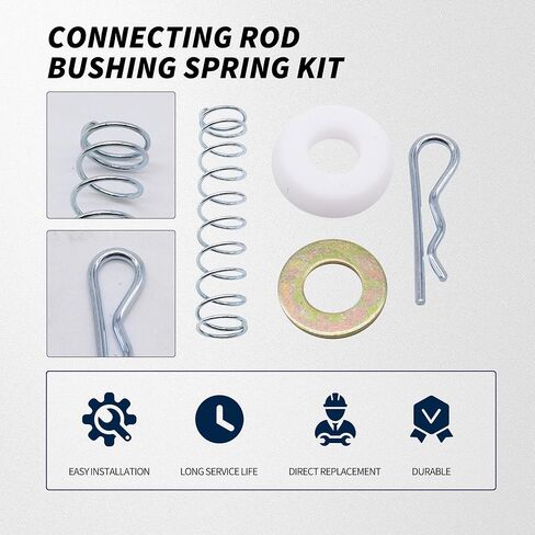 1377083 Transmission Shift Lever Linkage Bushing Spring Kit Truck Compatible with Chevy Chevrolet C1500 Buick GMC C10 Oldsmobile Pontiac Bushing Spring Washer Pin Clip 10236109, 15538092 in Kuwait