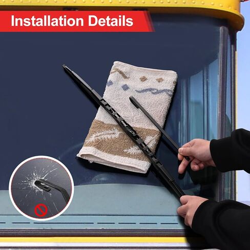 Factory Manufacturer Replacement For 28 Inch Wiper Blade RV Pair or Motorhome 28"/28"(Set of 2) 9mm 12mm J Hook in Saudi Arabia