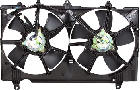 Go-Parts - Radiator Fan Assembly for Nissan 350Z 2007-2009, Dual, Replacement 2008 in Kuwait