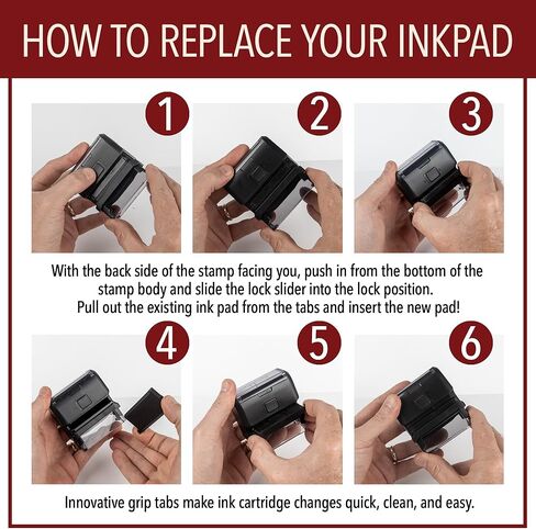Return to Sender Stamp Self-Inking – Refused, Red Ink Mail Return Stamp for Undeliverable or Unwanted Mail (Refused, Medium) in Saudi Arabia