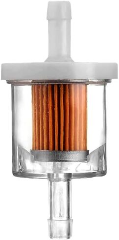 1 PCS 49019-0027 Universal 40 Micron 1/4" Inline Fuel Filter fits Kawasaki 49019-7001 49019-7005 49019-0014 FX481V FX541V FX600V FX651V FX691V John Deere AM108356 in Saudi Arabia