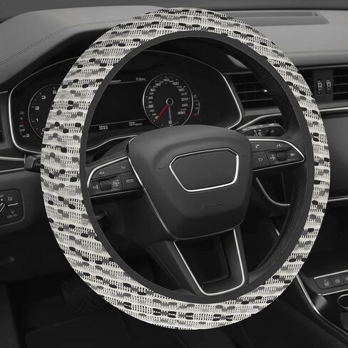 Car Steering Wheel Covers for Women Machine Washable Universal 14.5-15.5 inch Steering Wheel Protectors Comfort Cloth Fabric Non-Slip Grip Easy Installation All Weather Use (Boho) in Saudi Arabia