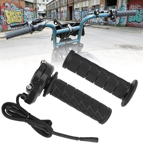 Full Twist Throttle Grips for Super 73 RX/R/S2/ZX, Throttle Grips Handlebar Assy, E-Bike Gas Throttle Turn Grip Accelerator Handle Twisting Acceleration for Super 73 in Saudi Arabia