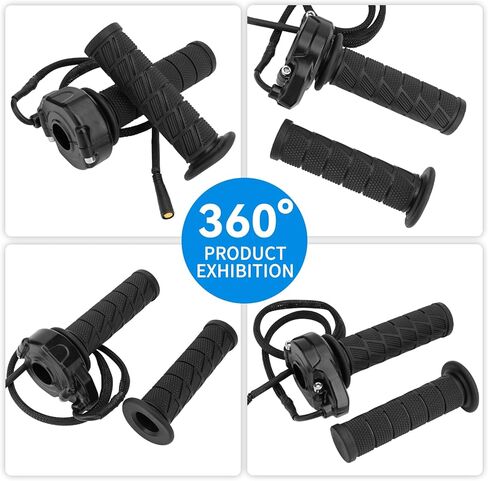 Full Twist Throttle Grips for Super 73 RX/R/S2/ZX, Throttle Grips Handlebar Assy, E-Bike Gas Throttle Turn Grip Accelerator Handle Twisting Acceleration for Super 73 in Saudi Arabia