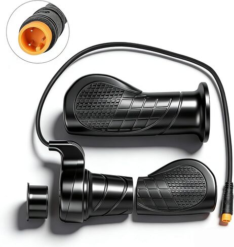 Ebike Throttle, Half Twist Throttle for Electric Bicycle, Waterproof Mountain Bike Modified Replacement Part Joint in Saudi Arabia