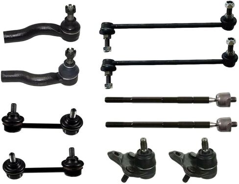 Front Rear Sway Bars Inner Tie Rods Ball Joints for Toyota for RAV4 2001-2005 Black Outer End Driver Side Stabilizer Linkage in Saudi Arabia