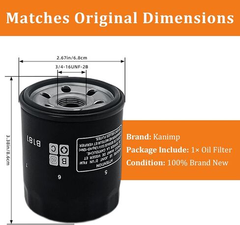 16510-96J00 16510-96J10 Oil Filter for Suzuki DF150-DF300, DF70A-DF115A,DF150A-DF350A, 70HP-140HP Outboard Engine, Replaces 16510-61A31 in Saudi Arabia
