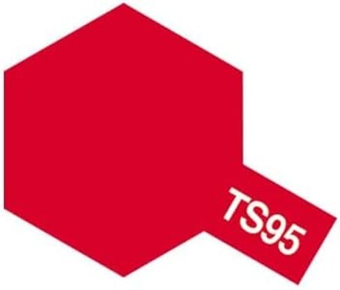 TAMIYA TS-95 علبة بخاخ 100 مل باللون الأحمر المعدني TAM85095 برايمر ودهانات in Kuwait
