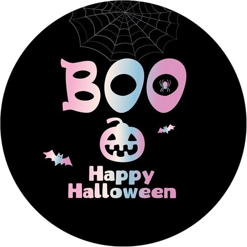 ملصقات Anwyll Happy Halloween - ملصقات هدايا الهالوين 60 قطعة مقاس 5 سم ملصق ختم على شكل ظرف الهالوين ذاتي اللصق بالليزر Boo Halloweens Bat Pumpkin ملصق لحقيبة المكافآت الجيدة لتزيين الحفلات in Kuwait