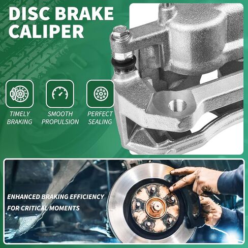 مجموعة فرجار فرامل القرص مع دعامة متوافقة مع Honda Accord 2008-2012 2.4L 3.5L، لـ Acura TSX 2009-2014 2.4L 3.5L، فرجار فرامل القرص الخلفي الأيسر (السائق) in Kuwait