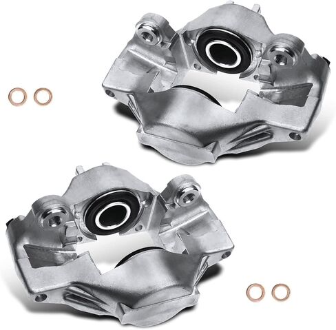 مجموعة فرجار قرص الفرامل A-Premium متوافقة مع موديلات مختارة من سوبارو - Impreza WRX/WRX Limited/WRX TR 2006-2007 2.5L - السائق الخلفي وجانب الراكب in Kuwait