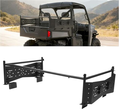 رف سرير لرف البضائع الخلفي متوافق مع 2013-2025 Polaris Ranger XP 570 900 1000 طاقم الديزل المطلي بمسحوق الصلب in Kuwait