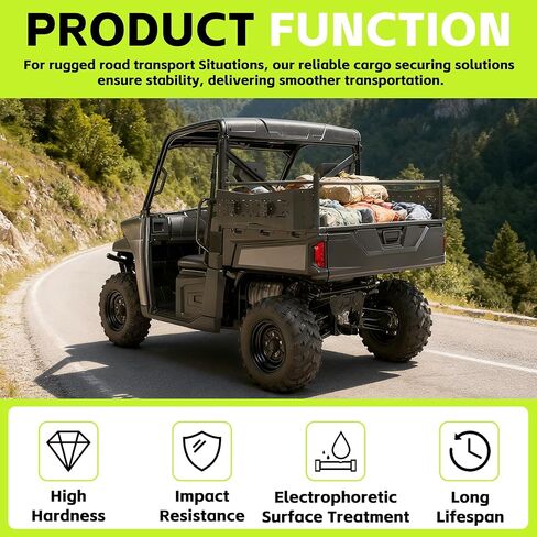 رف سرير لرف البضائع الخلفي متوافق مع 2013-2025 Polaris Ranger XP 570 900 1000 طاقم الديزل المطلي بمسحوق الصلب in Kuwait