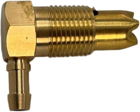 1/2" NPTF Fuel Check Valve Vent, Fuel Gas Tank Rollover Vent Valve Assembly, 5/16" ID Hose Threads Fuel Valve Only Apply to NPTF Thread in Kuwait
