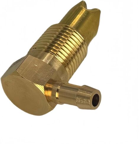 1/2" NPTF Fuel Check Valve Vent, Fuel Gas Tank Rollover Vent Valve Assembly, 5/16" ID Hose Threads Fuel Valve Only Apply to NPTF Thread in Kuwait