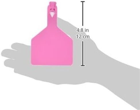 Z Tags 25 Count 1-Piece Blank Tags for Cows, Pink in Saudi Arabia