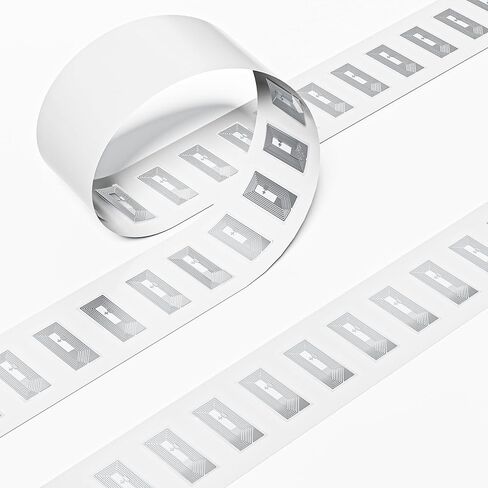 50 PCS NFC Tags Sticker with Original NTAG213 Chip NFC Stickers Clear Adhesive Labels RFID Tags Rewritable 137 Bytes Memory Work with All NFC-Enabled Smartphones and Devices in Saudi Arabia