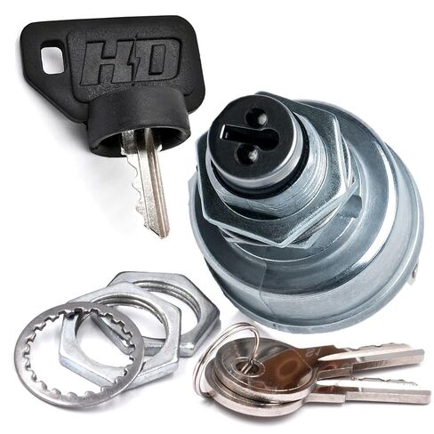 HD Switch, Ignition Switch Replacement for John Deere Z225 Z235 Z245 Z255 Z335E Z335M Z345M ZTR - with 2 Keys and Free Carabiner Keychain in Kuwait