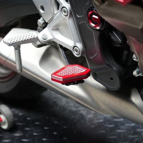 Motorcycle Widening Brake Lever Pedal Extender Compatible with CB650R CBR650R 2019-2025 2026 | CB650F 2014-2025 Foot Peg Enlarge Anti-Slip Brake Extension Pad Plate Accessories -BK in Kuwait