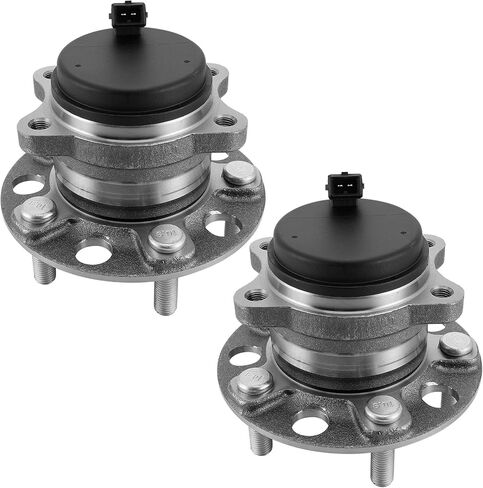 2 PCs 512553 Rear Wheel Hub and Bearing Assembly for Hyundai Sonata 15-19,Tucson 16-17 FWD,for Hyundai Veloster N 19-22,for Kia Cadenza 17,for Kia Optima 16-20,Sportage 17-22 FWD in Kuwait