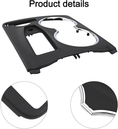 Center Console Cup Holder Trim Cover for Mercedes for BENZ W204 C-Class 2007-2014 GLK X204 2007-2015 ABS Interior Replacement Part in Kuwait