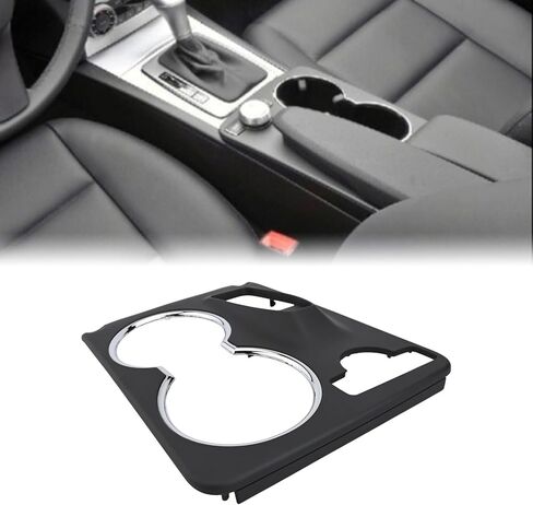 Center Console Cup Holder Trim Cover for Mercedes for BENZ W204 C-Class 2007-2014 GLK X204 2007-2015 ABS Interior Replacement Part in Kuwait
