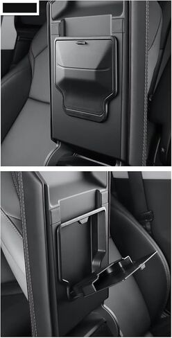 Center Console Organizer for Tesla Model Y Juniper (2025–2026) & Model 3 Highland (2024–2025) | Double-Layer Sliding Tray | Noise-Free | Premium 4-Piece Set in Kuwait