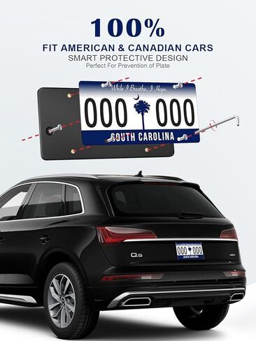 Rear License Plate Bracket Holder for Audi A4 Sedan A4 allroad Quattro S4 Sedan 2009 2010 2011 2012 2013 2014 2015 2016 2017 2018 2019 2020 2021 2022 2023 2024 Plate Holder in Saudi Arabia