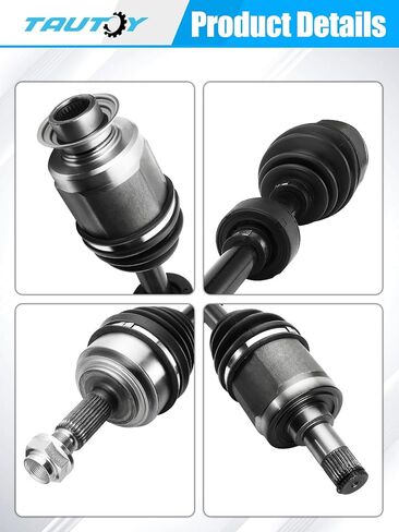 TAUTOY 66-4207 66-4206 زوج (2) مجموعة عمود المحور الأمامي (2.4 لتر فقط) متوافق مع Honda CR-V CRV 2002 2003 2004 2005 2006 الراكب الأمامي والسائق (الأيمن والأيسر)، NCV36123 NCV36134 in Kuwait
