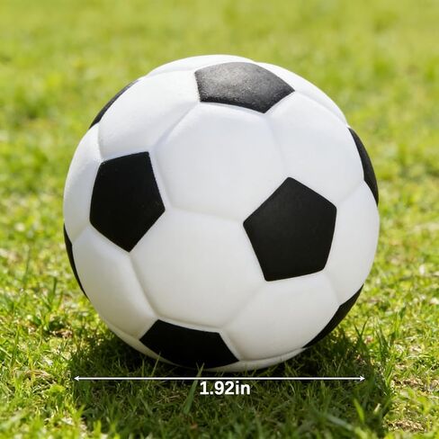 24PCS 2 Inch Mini Soccer Stress Balls for Kids Adults, Mini Foam Soccer Party Favors, Anxiety Relief Squeeze Ball Bulk Toys for School Carnival Reward Party Decoration in Saudi Arabia