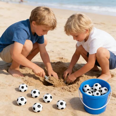 24PCS 2 Inch Mini Soccer Stress Balls for Kids Adults, Mini Foam Soccer Party Favors, Anxiety Relief Squeeze Ball Bulk Toys for School Carnival Reward Party Decoration in Saudi Arabia