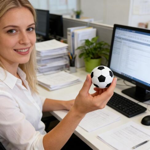 24PCS 2 Inch Mini Soccer Stress Balls for Kids Adults, Mini Foam Soccer Party Favors, Anxiety Relief Squeeze Ball Bulk Toys for School Carnival Reward Party Decoration in Saudi Arabia