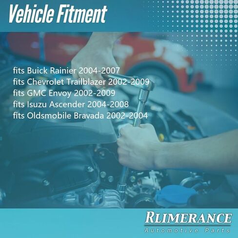 عمود المحرك، عمود المحرك قطعة واحدة من مجموعة عمود المحرك الخلفي يناسب GMC Envoy 4.2L RWD 2002 2003 2004 2005 2006 2007 2008 2009، يناسب Isuzu Ascender 4.2L RWD 2004 2005 2006 2007 2008 in Kuwait