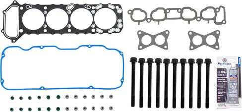 CPWK458 Head Gasket Set Bolt Kit Fits: 96-97 Nissan Pick Up D21 2.4L SOHC 12v KA24E in Kuwait